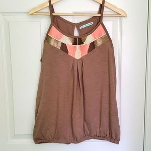 Spaghetti strap tank